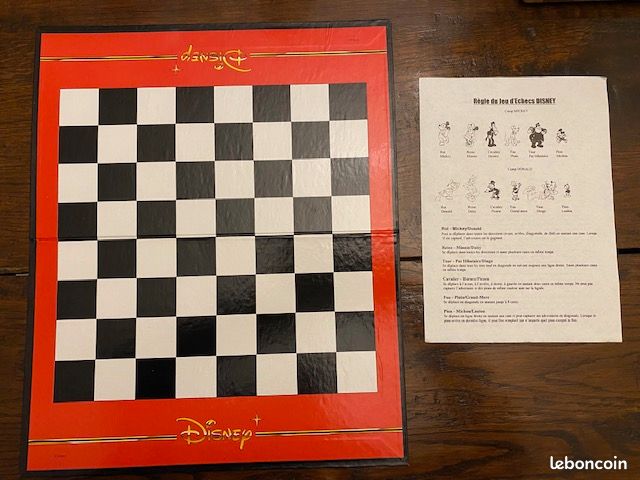 Jeu d'échecs pour enfant : Disney (boite neuve) – Marc Quenehen