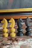 Pièces Régence en buis début 20e siècle - Roi de 6 cm