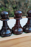 Jeu d’échecs espagnol ancien de style Indajesa – Roi 9,5cm (très bon état)