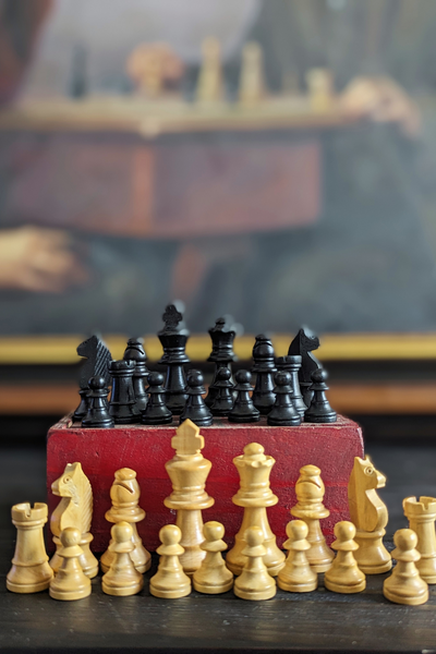 Petites pièces d'échecs en bois (Roi 5,2 cm)