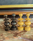 Pièces Régence en buis début 20e siècle - Roi de 8 cm