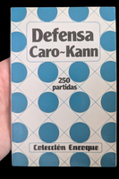 Defensa Caro~Kann 250 partidas (très bon état)