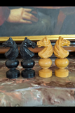 Pièces Régence en buis début 20e siècle - Roi de 8,8 cm