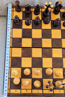Jeu d'échecs de voyage (très bon  état) - Roi de 6 cm