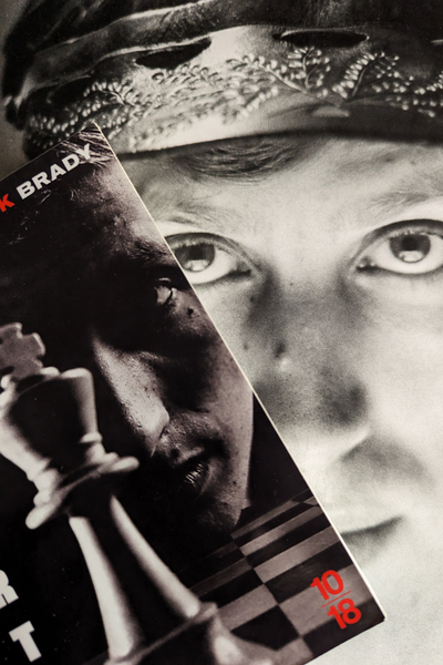 Livre grand format de photos rares (très bon état) + Biographie de Bobby Fischer