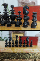 Pièces d'échecs Régence - début XXe siècle (ancien, rare)