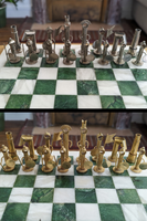 Jeu d'échecs d'art en métal - Roi de 10 cm (unique, art)