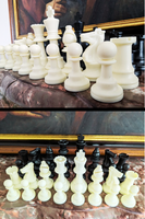 Pièces d'échecs en plastique (jeu neuf)