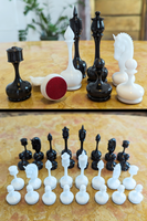 Pièces d'échecs soviétiques - Roi de 9,5 cm (parfait état)